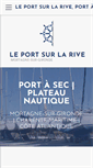 Mobile Screenshot of mortagne-port-a-sec.bernezac.com